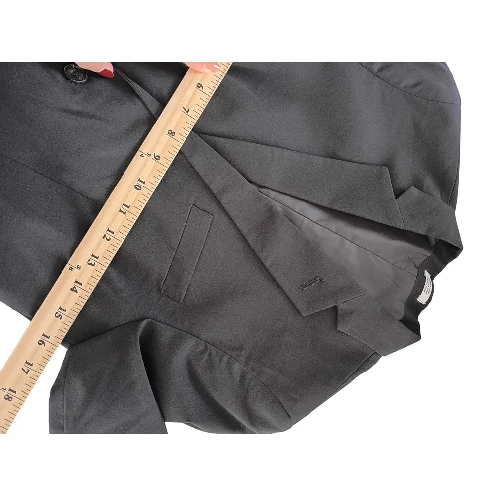 Calvin Klein Boys 12 Charcoal Gray Blazer‎ Suit Jacket Formal Wedding